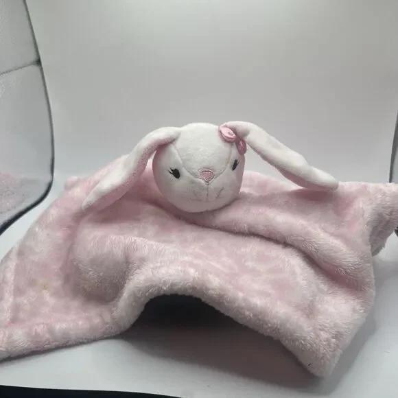 Hudson Baby Toys Hb Hudson Baby Bunny Lovey Pink White Rose
